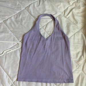 Purple Halter Top